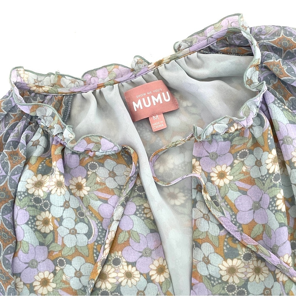 Show Me Your MuMu Revolve Birdie Mini Dress in Primrose Print - Picture 9 of 15